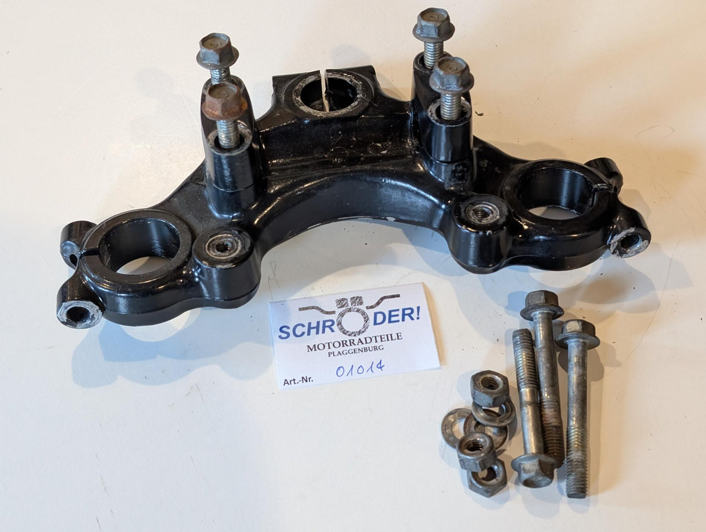 Yamaha DT175MX 2K4 Lenkerkrone Lenkerhalter Gabelbrücke, gebraucht
