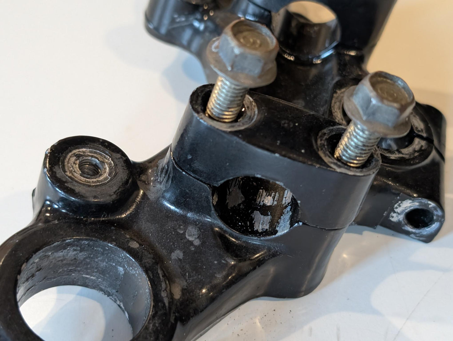Yamaha DT175MX 2K4 Lenkerkrone Lenkerhalter Gabelbrücke, gebraucht