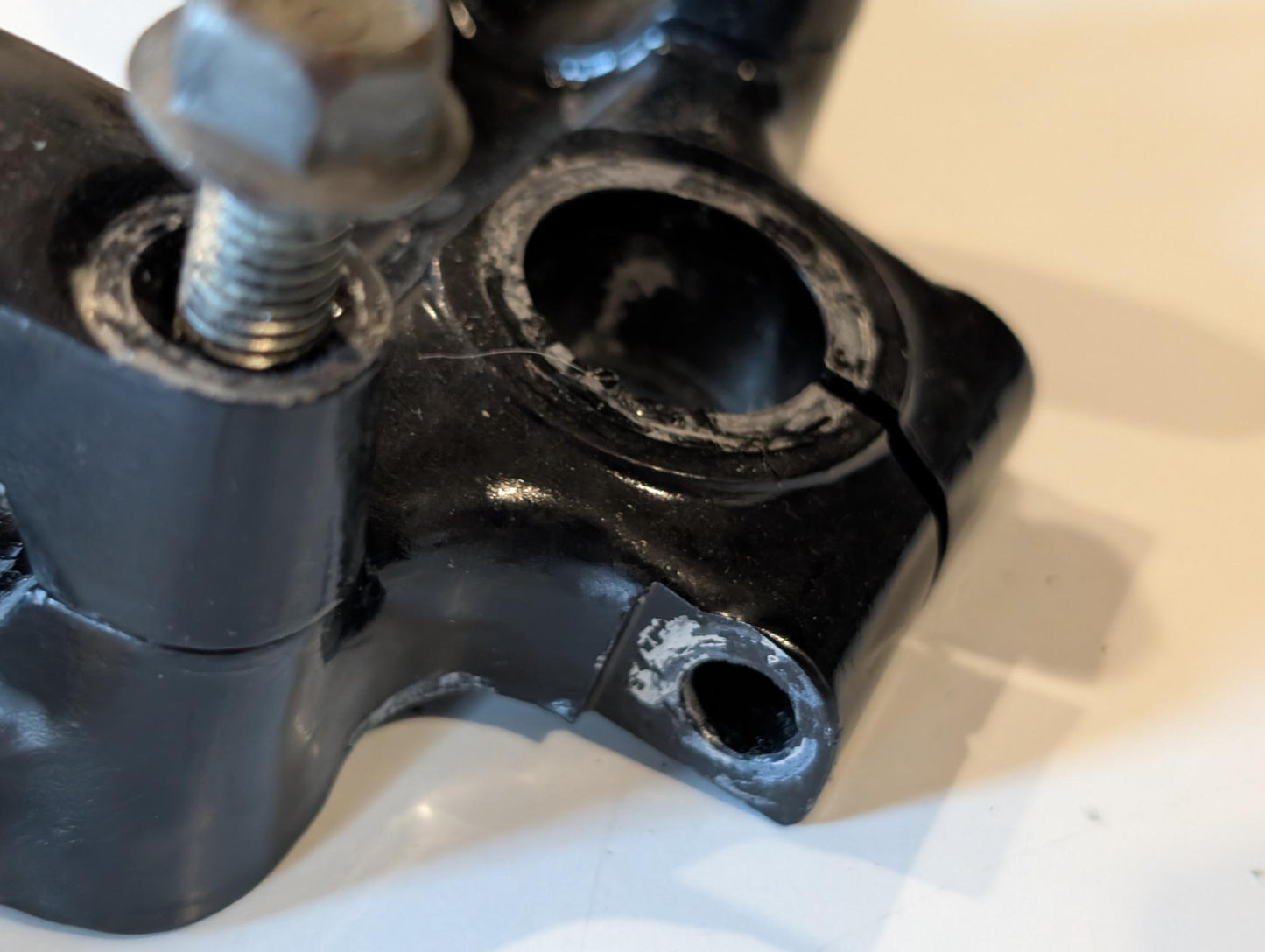 Yamaha DT175MX 2K4 Lenkerkrone Lenkerhalter Gabelbrücke, gebraucht