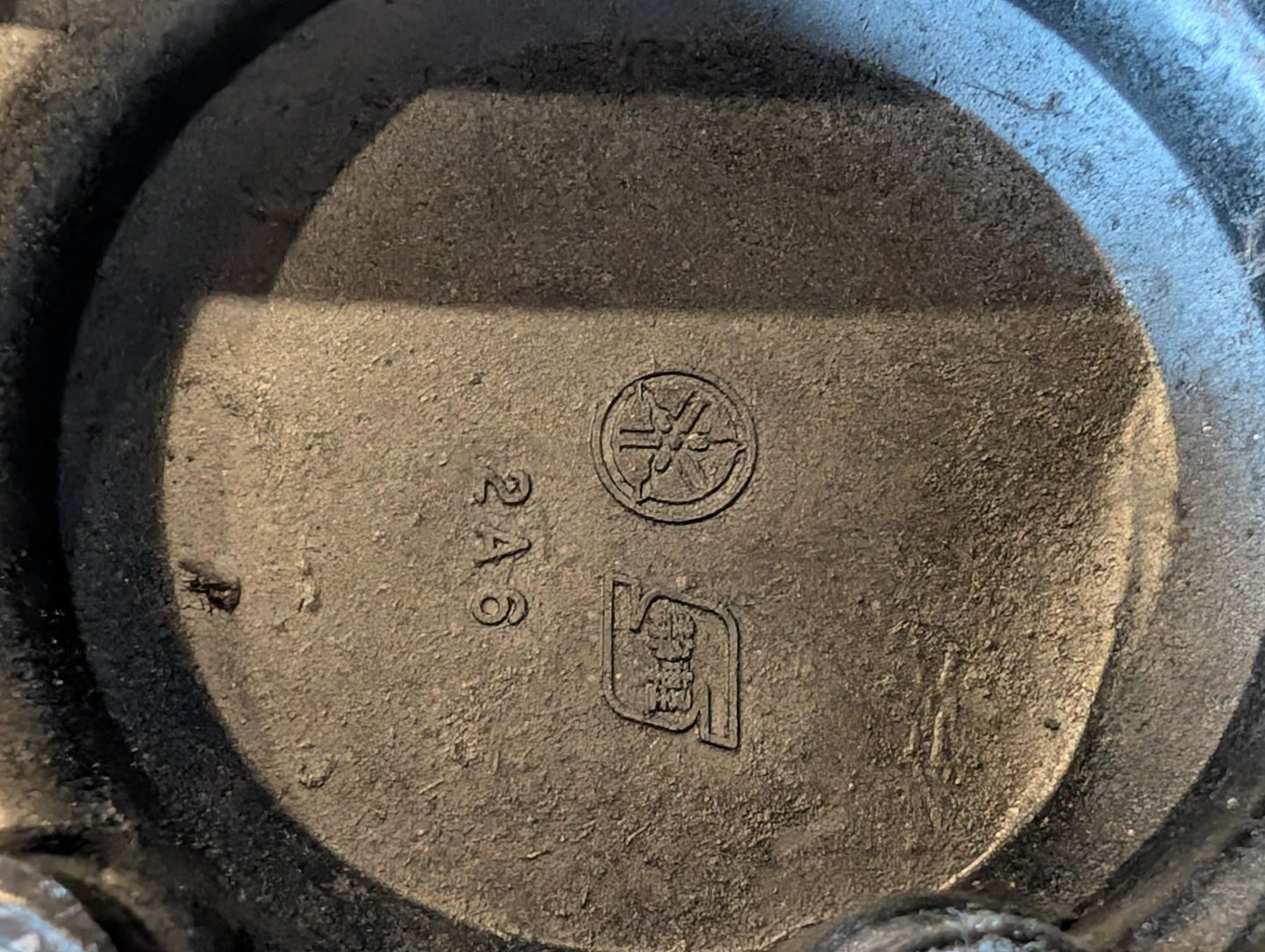 Yamaha DT175MX 2K4 Motordeckel Deckel Ölpumpe Gemischpumpe, gebraucht