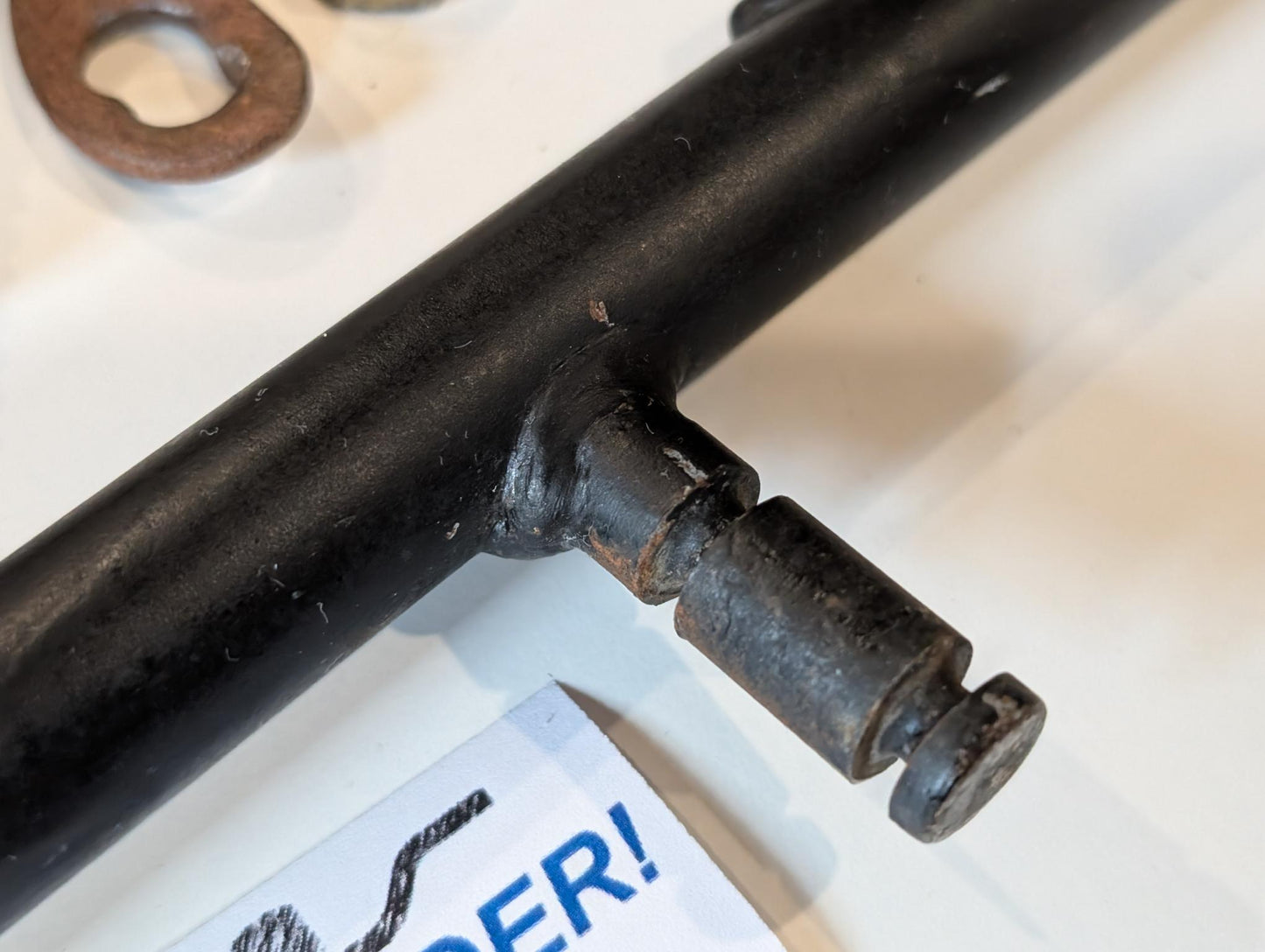 Yamaha DT175MX 2K4 Seitenständer inkl. Schraube, Mutter, einer Feder, Federblech, gebraucht