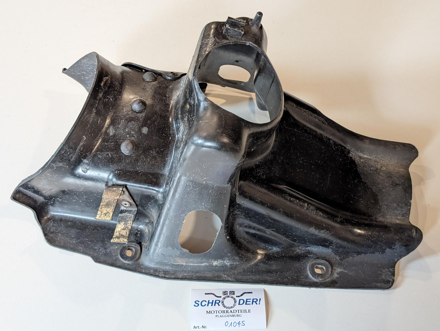 Yamaha DT175MX 2K4 Spritzschutz Schwinge Federbein Konsole, gebraucht