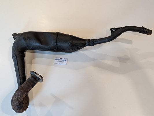 Yamaha DT175MX 2K4 Auspuff Sammler Krümmer Schalldämpfer, gebraucht