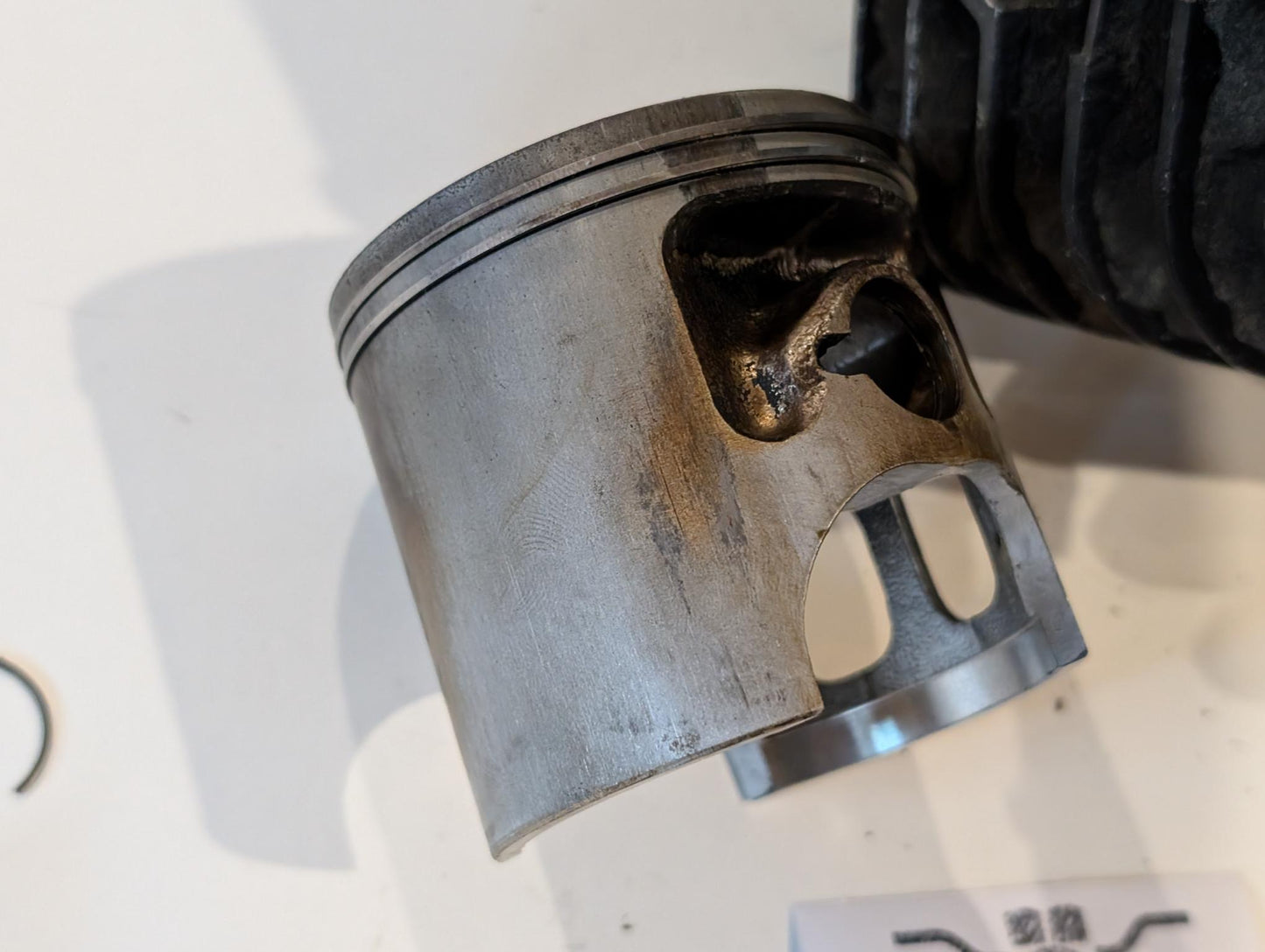 Yamaha DT175MX 2K4 Zylinder 2A700 inkl. Kolben und Bolzen, gebraucht