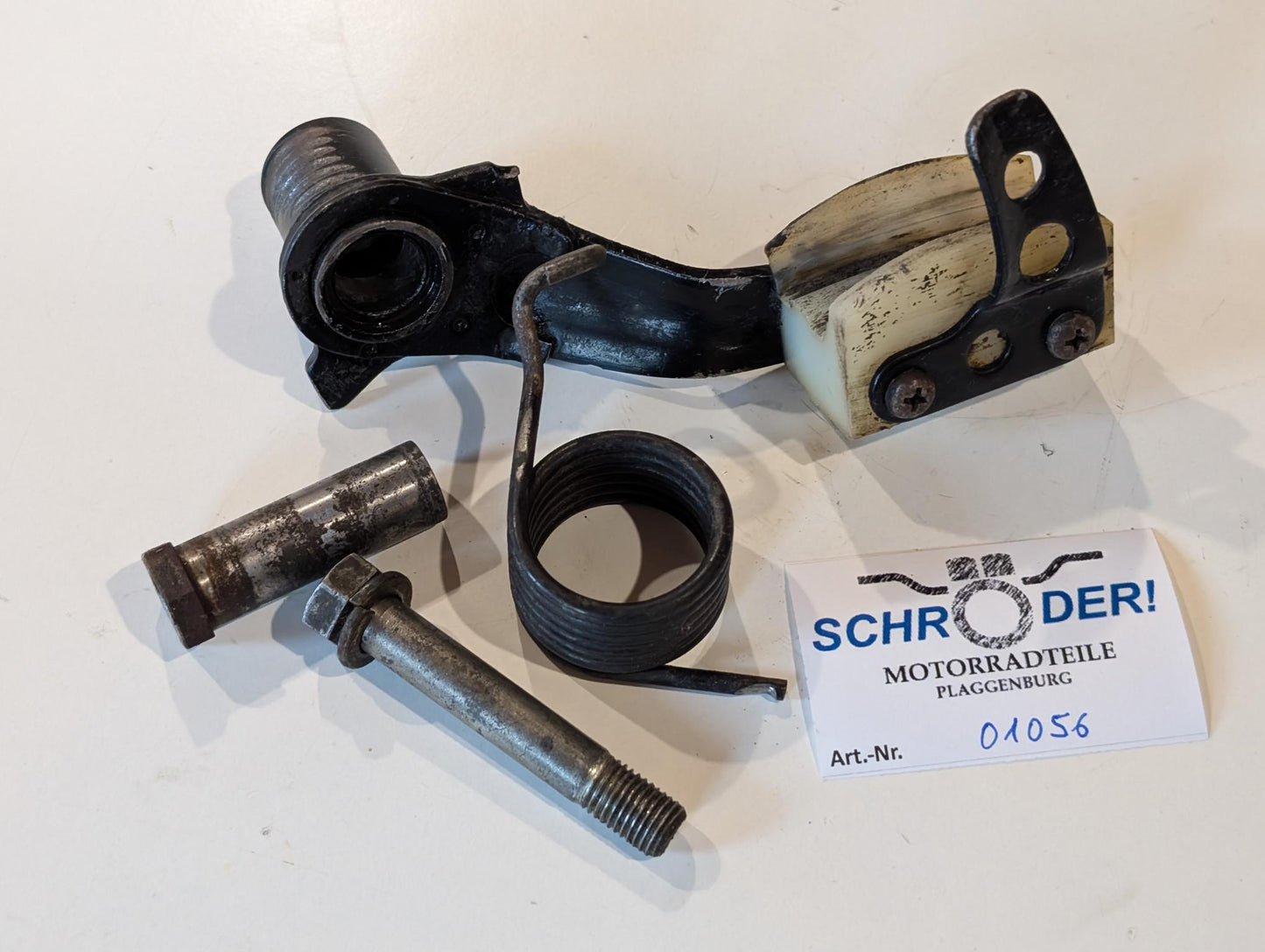 Yamaha DT175MX 2K4 Kettenschutz Kettenführung Schleifschutz Kettenspanner, gebraucht