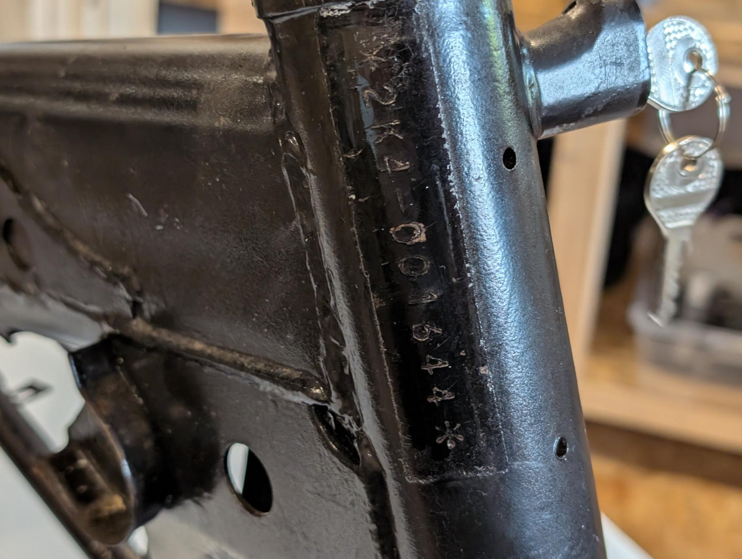 Yamaha DT175MX 2K4 Hauptrahmen Rahmen 2K4-01644, gebraucht