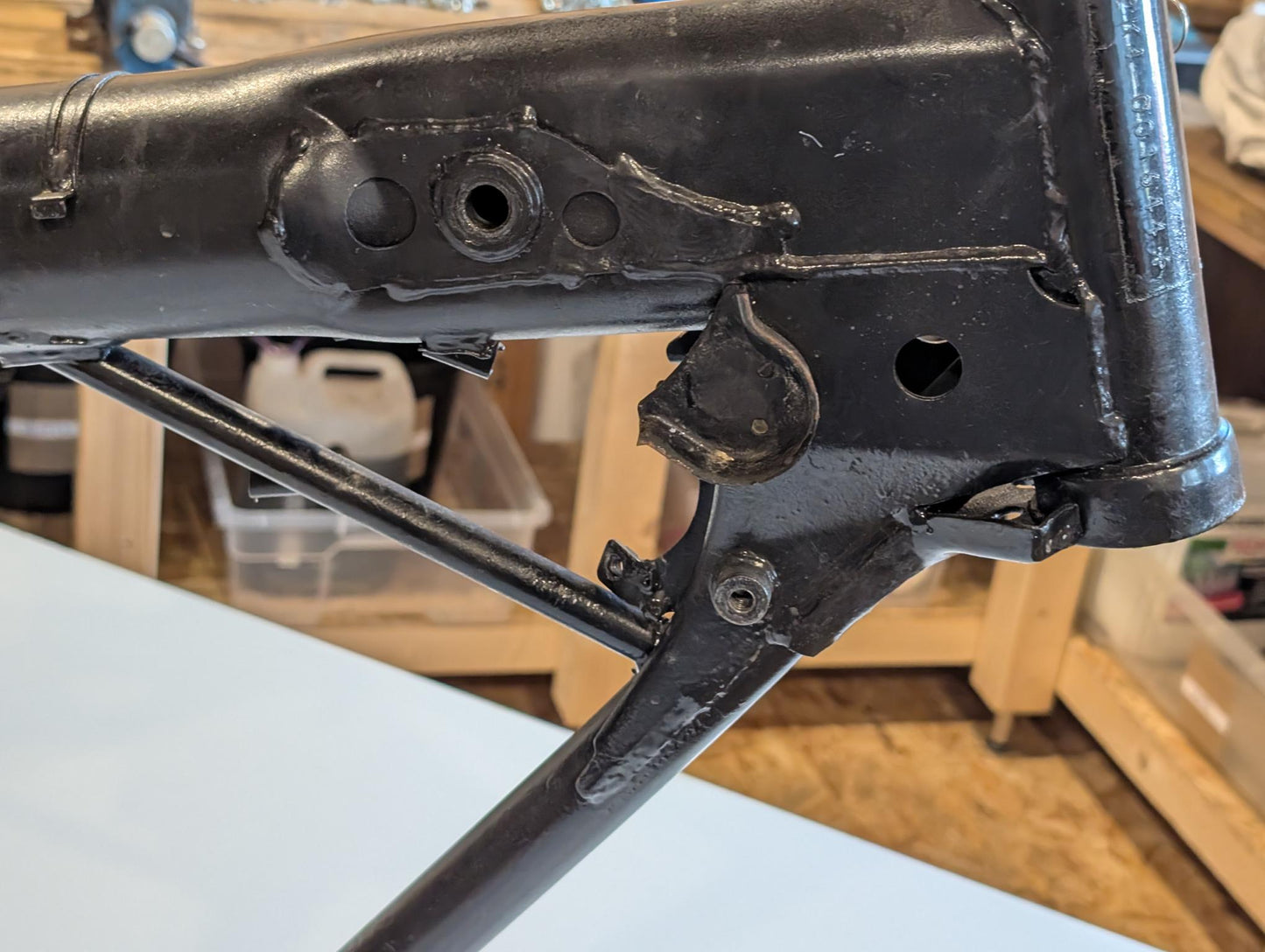 Yamaha DT175MX 2K4 Hauptrahmen Rahmen 2K4-01644, gebraucht