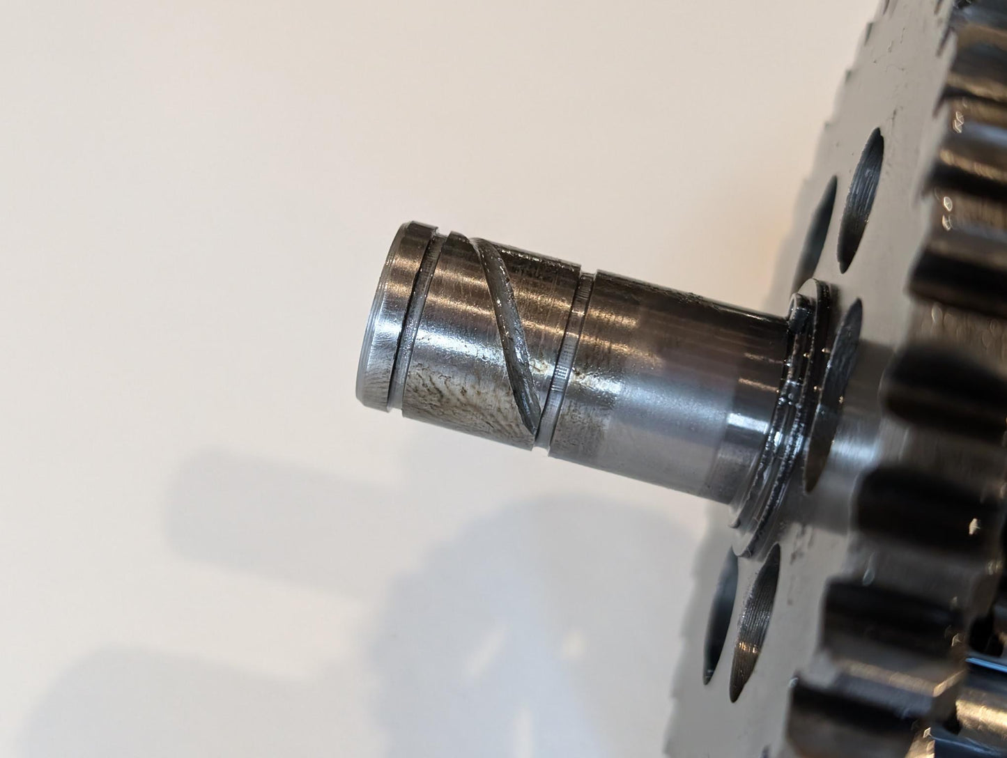 Yamaha DT175MX 2K4 Getriebeausgangswelle Ritzelmutter, gebraucht