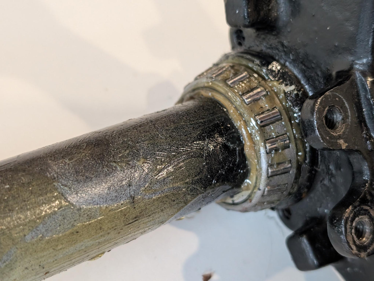 Yamaha DT175MX 2K4 Gabelbrücke Lenkkopf, gebraucht