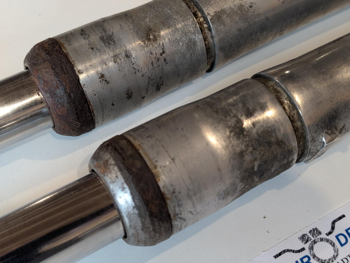 Yamaha DT175MX 2K4 Standrohre Gabel Tauchrohre Stoßdämpfer, gebraucht