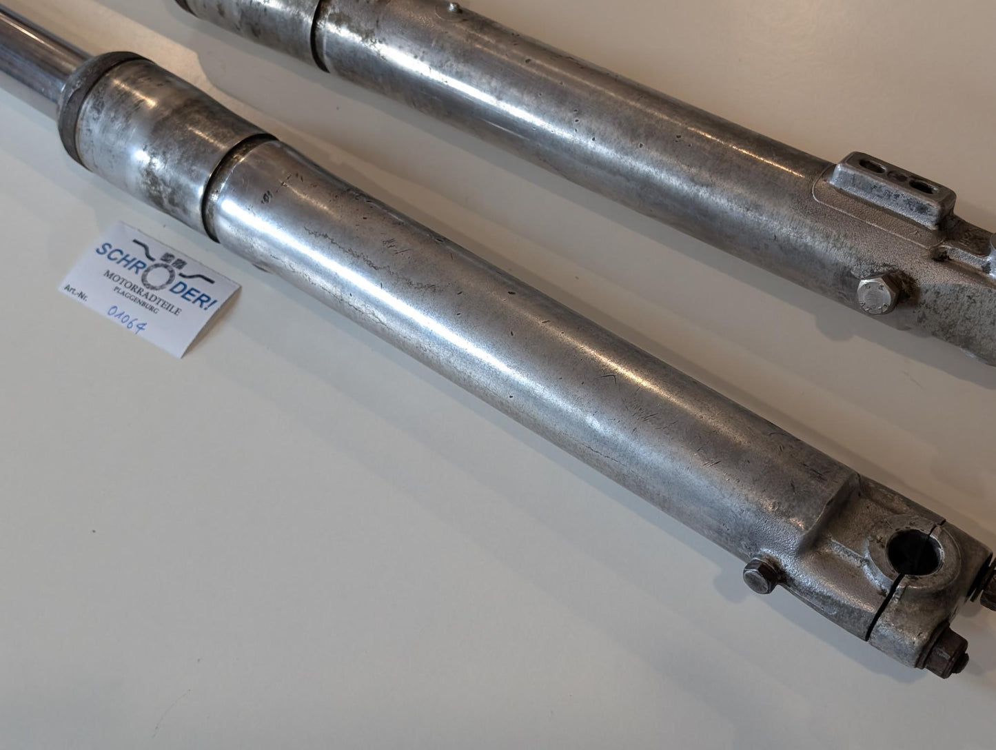 Yamaha DT175MX 2K4 Standrohre Gabel Tauchrohre Stoßdämpfer, gebraucht