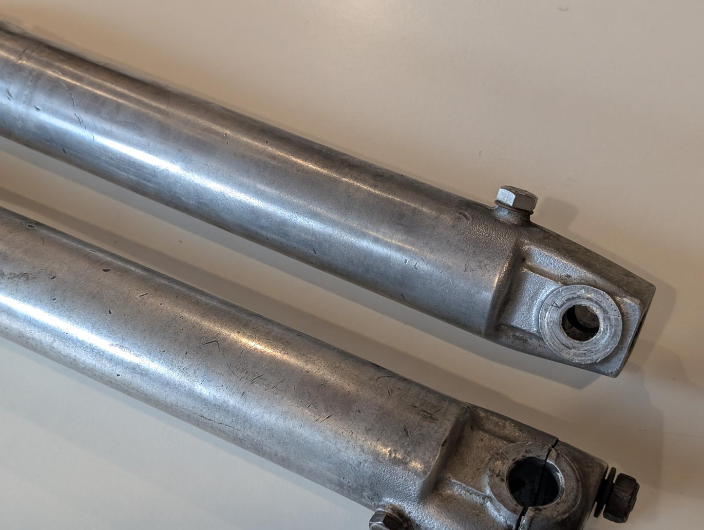 Yamaha DT175MX 2K4 Standrohre Gabel Tauchrohre Stoßdämpfer, gebraucht