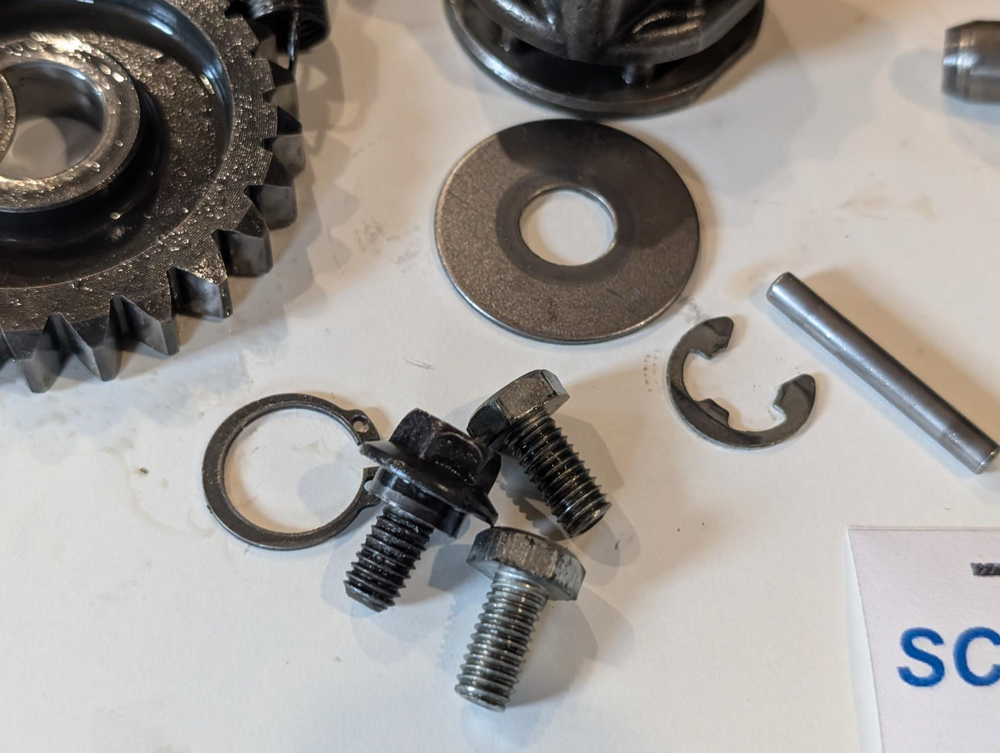 Yamaha DT175MX 2K4 Schaltwalze Schaltgabeln Schaltrastung, gebraucht
