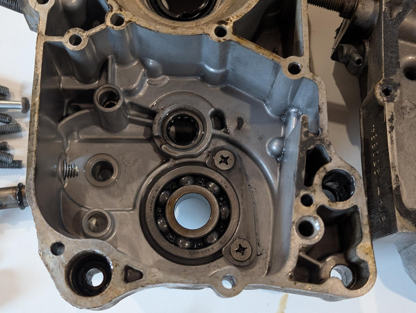 Yamaha DT175MX 2K4 Kurbelwellengehäuse 2K4-025033, gebraucht