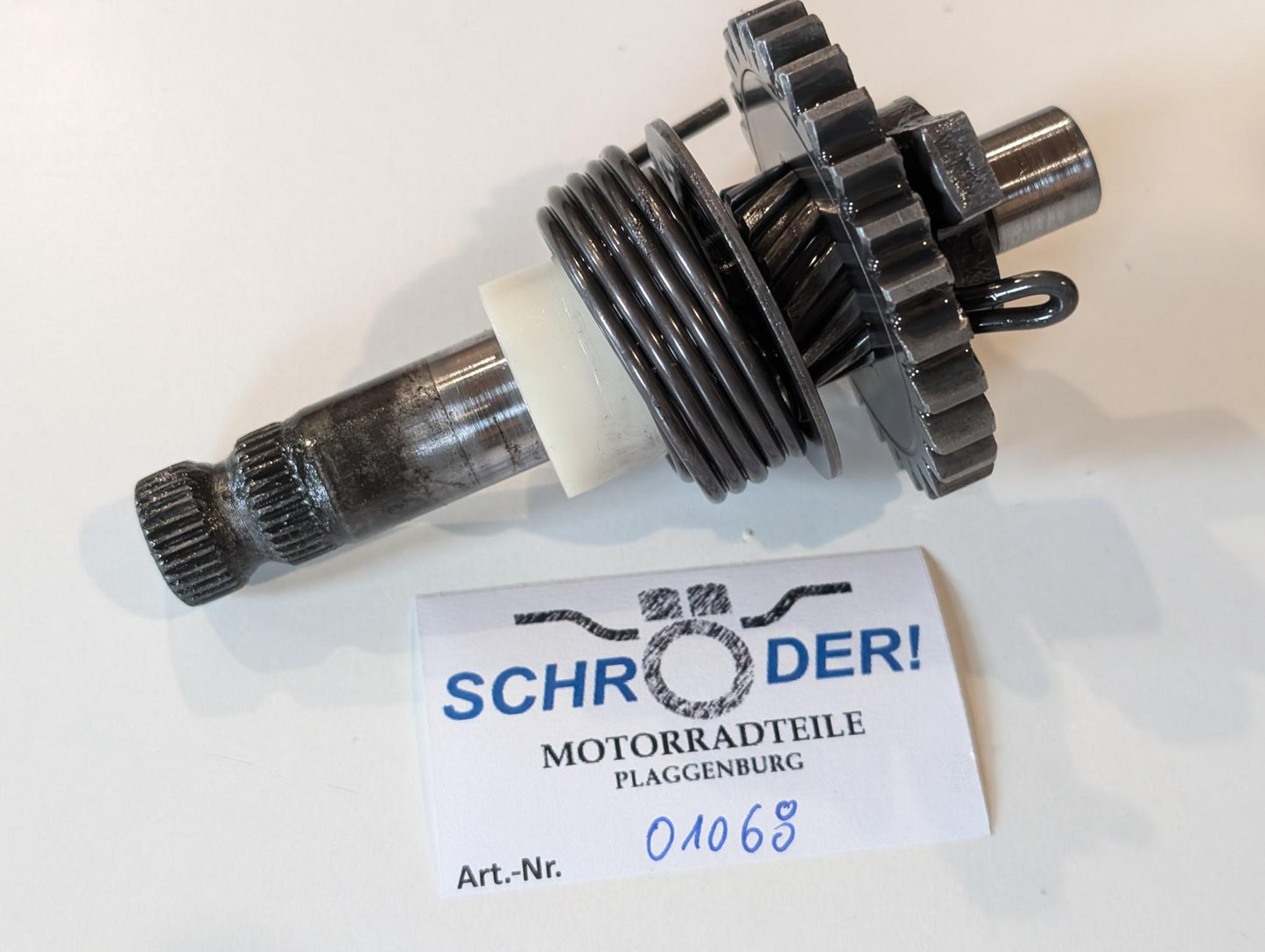 Yamaha DT175MX 2K4 Anlasserfreilauf Anlasserwelle Kickstarterwelle, gebraucht