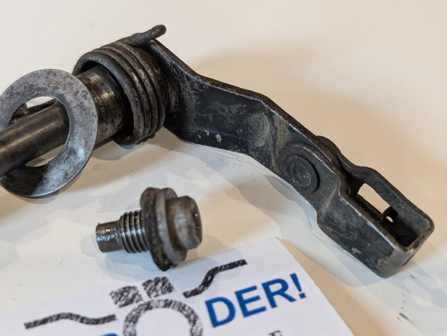 Yamaha DT175MX 2K4 Schubhebel Kupplungshebel Einrücker, gebraucht