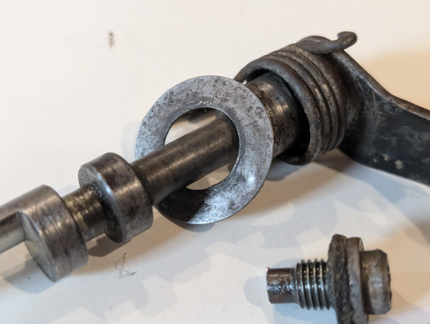 Yamaha DT175MX 2K4 Schubhebel Kupplungshebel Einrücker, gebraucht