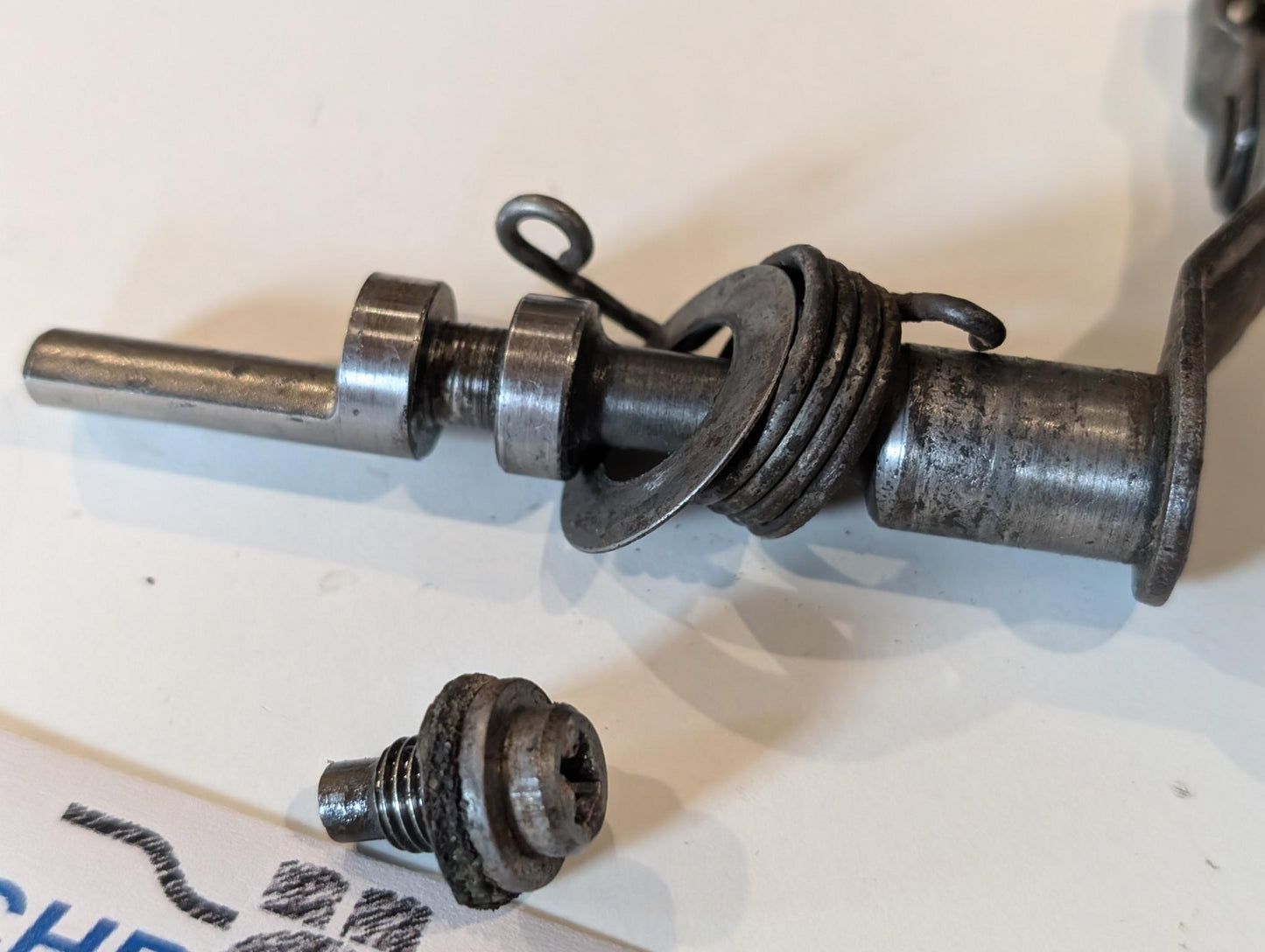 Yamaha DT175MX 2K4 Schubhebel Kupplungshebel Einrücker, gebraucht