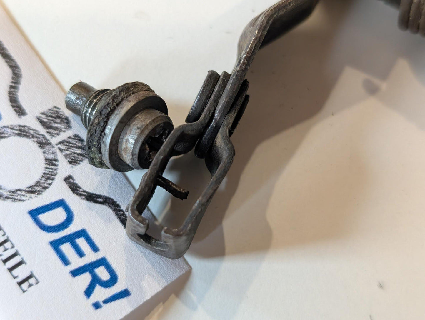 Yamaha DT175MX 2K4 Schubhebel Kupplungshebel Einrücker, gebraucht