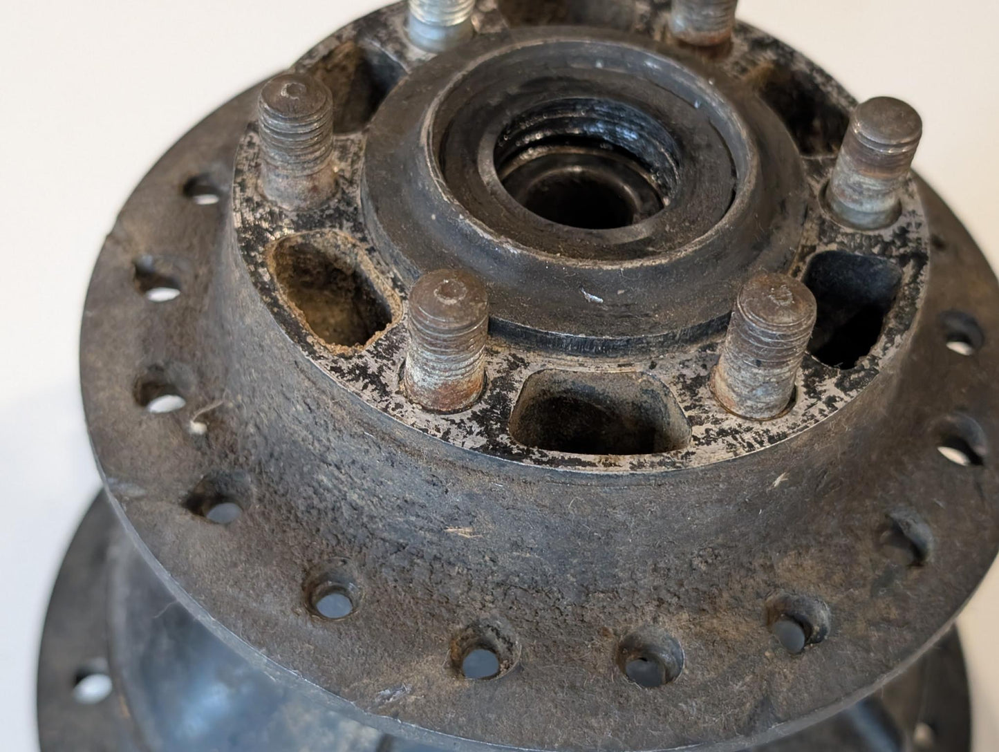 Yamaha DT175MX 2K4 Hinterradnabe Trommelbremse hinten Bremstrommel, gebraucht