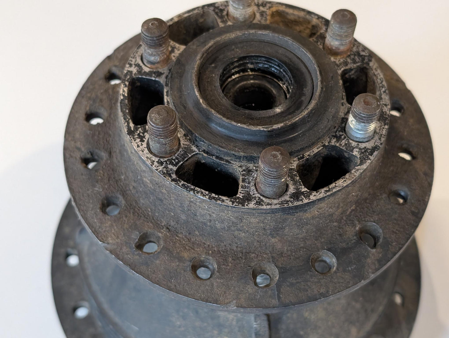 Yamaha DT175MX 2K4 Hinterradnabe Trommelbremse hinten Bremstrommel, gebraucht