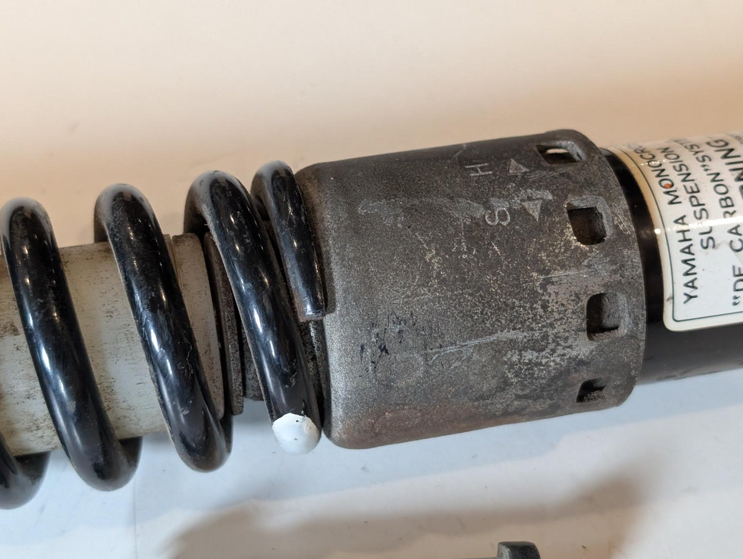 Yamaha DT175MX 2K4 Federbein Stoßdämpfer hinten Hinterrad Schwinge, gebraucht