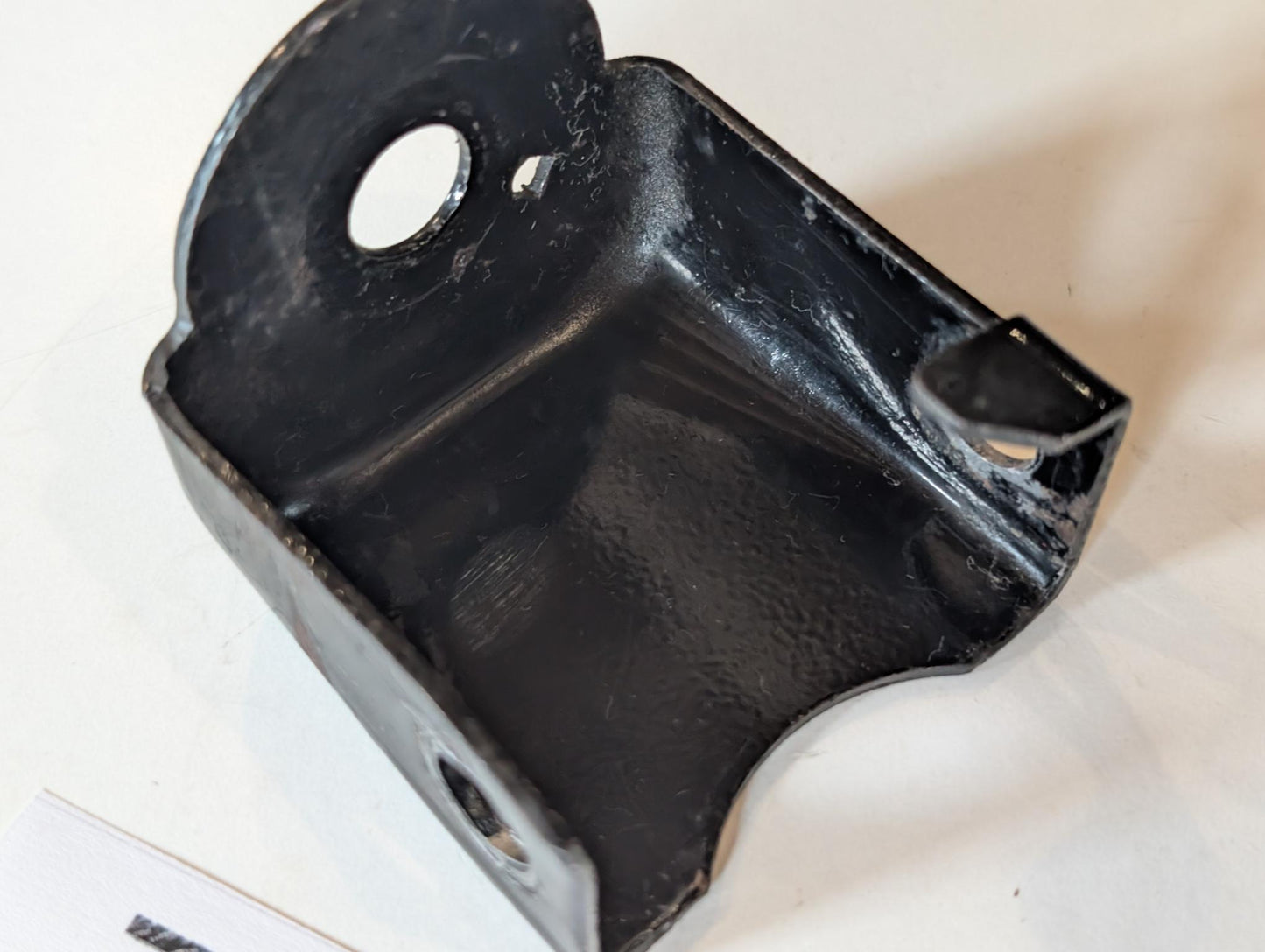 Yamaha DT175MX 2K4 Blinkerhalter Blinkerkonsole vorne links, gebraucht