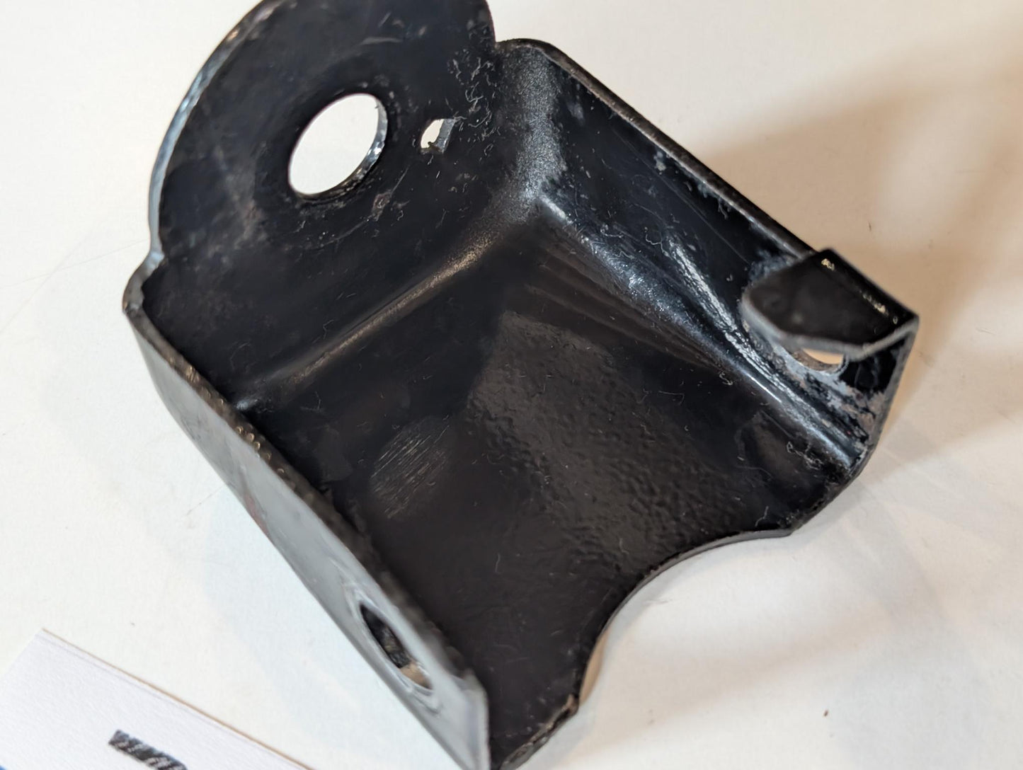 Yamaha DT175MX 2K4 Blinkerhalter Blinkerkonsole vorne links, gebraucht