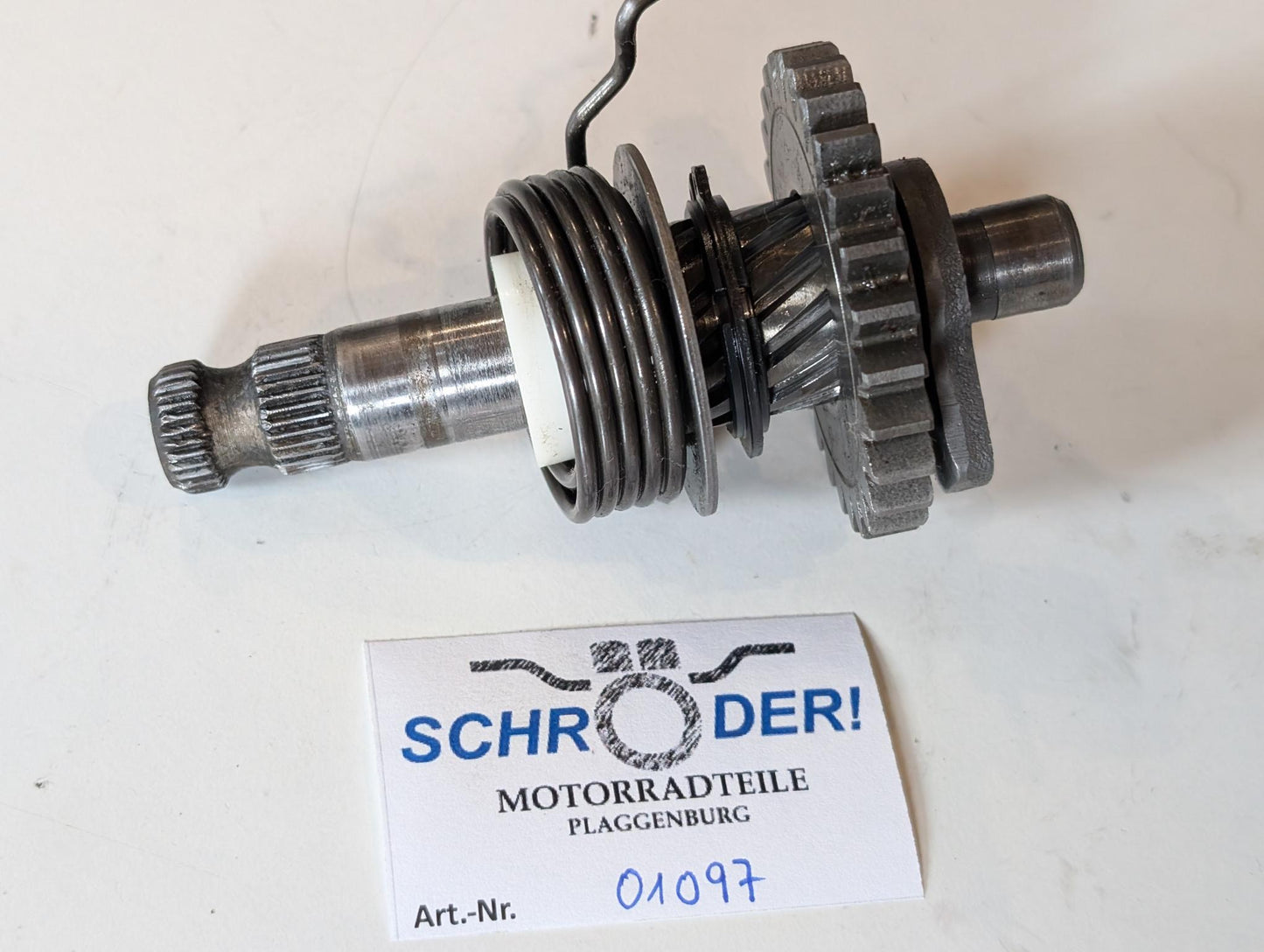 Yamaha DT175MX 2K4 Anlasserfreilauf Anlasserwelle Kickstarterwelle, gebraucht