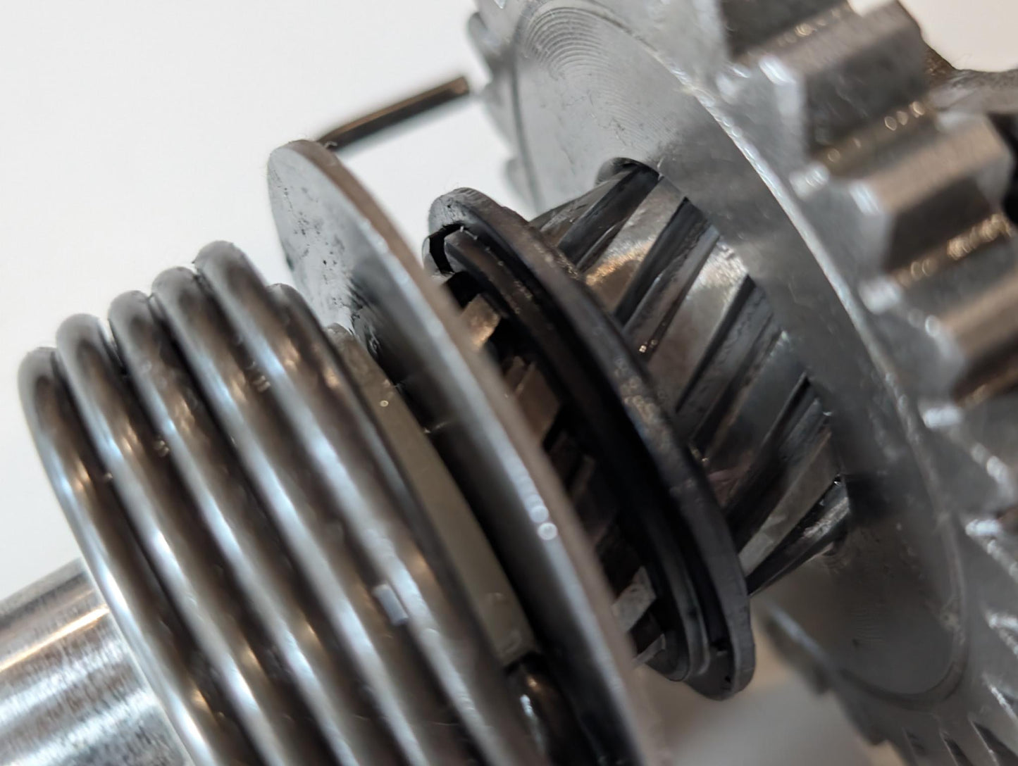 Yamaha DT175MX 2K4 Anlasserfreilauf Anlasserwelle Kickstarterwelle, gebraucht