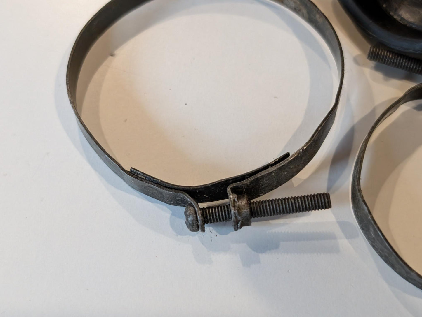 Yamaha DT175MX 2K4 Ansaugrohr Luftfilter 2A7 mit Schellen, gebraucht