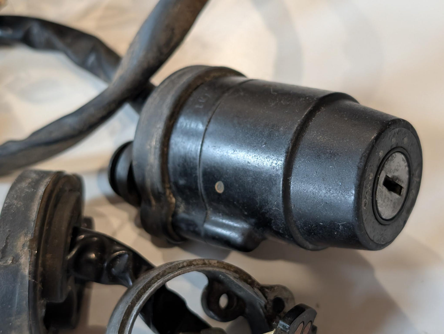 Yamaha DT175MX 2K4 Restteile Zündschloss Blinkerschalter Lichtschalter, gebraucht
