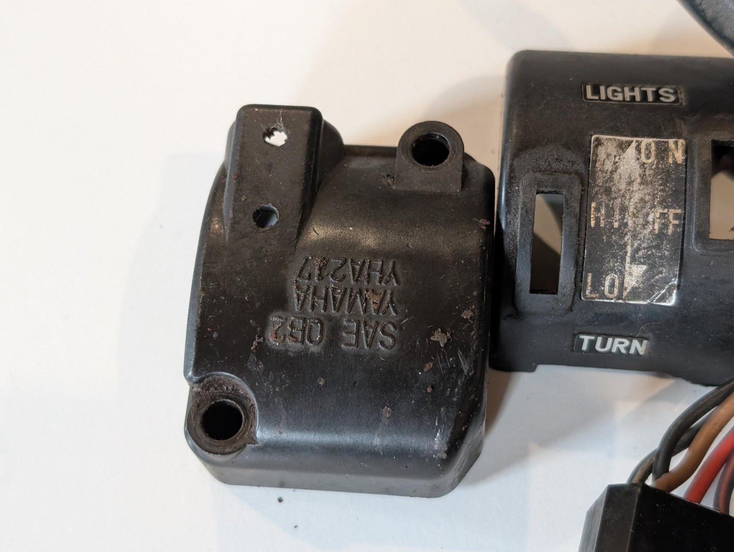 Yamaha DT175MX 2K4 Restteile Zündschloss Blinkerschalter Lichtschalter, gebraucht