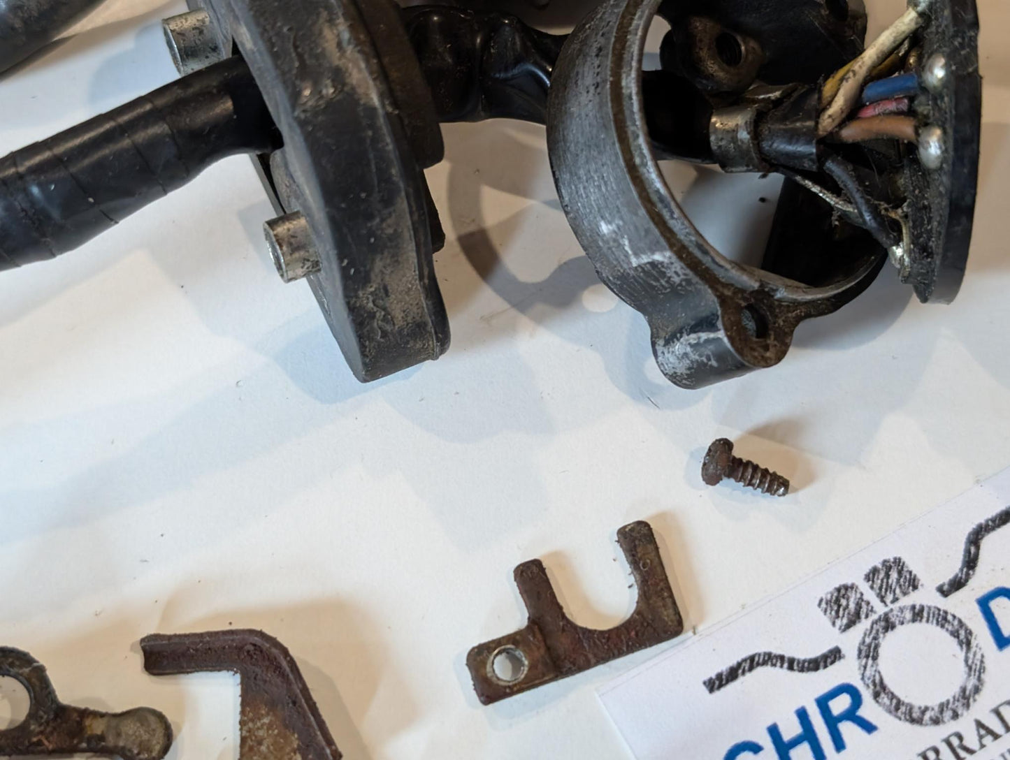 Yamaha DT175MX 2K4 Restteile Zündschloss Blinkerschalter Lichtschalter, gebraucht