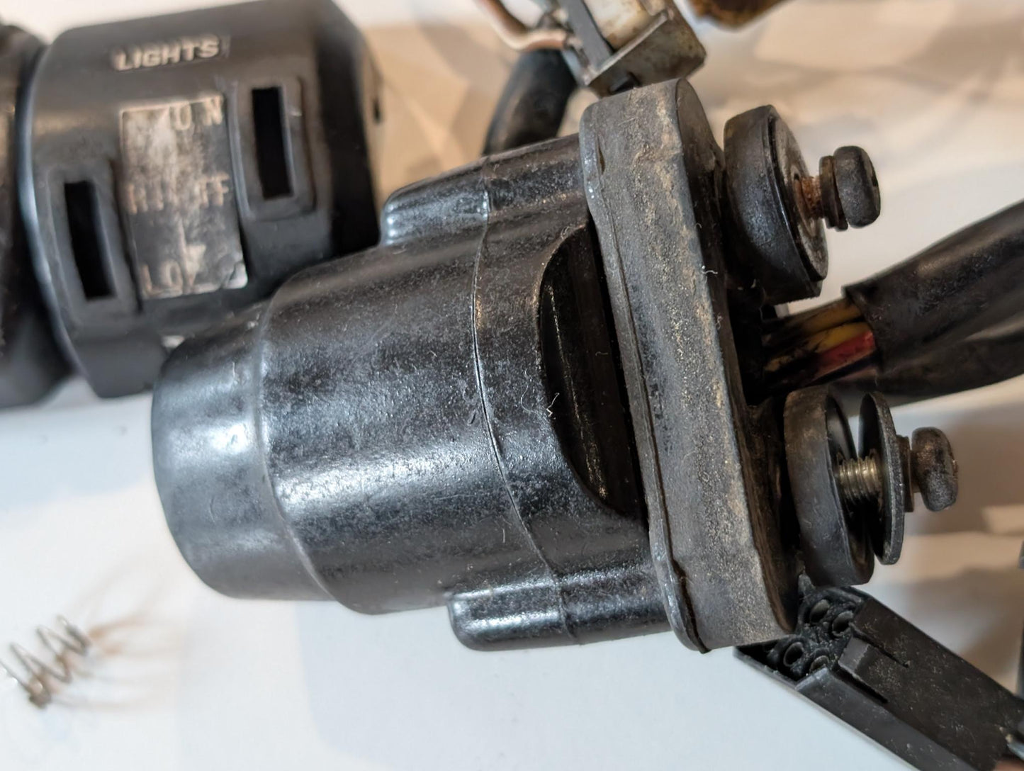 Yamaha DT175MX 2K4 Restteile Zündschloss Blinkerschalter Lichtschalter, gebraucht