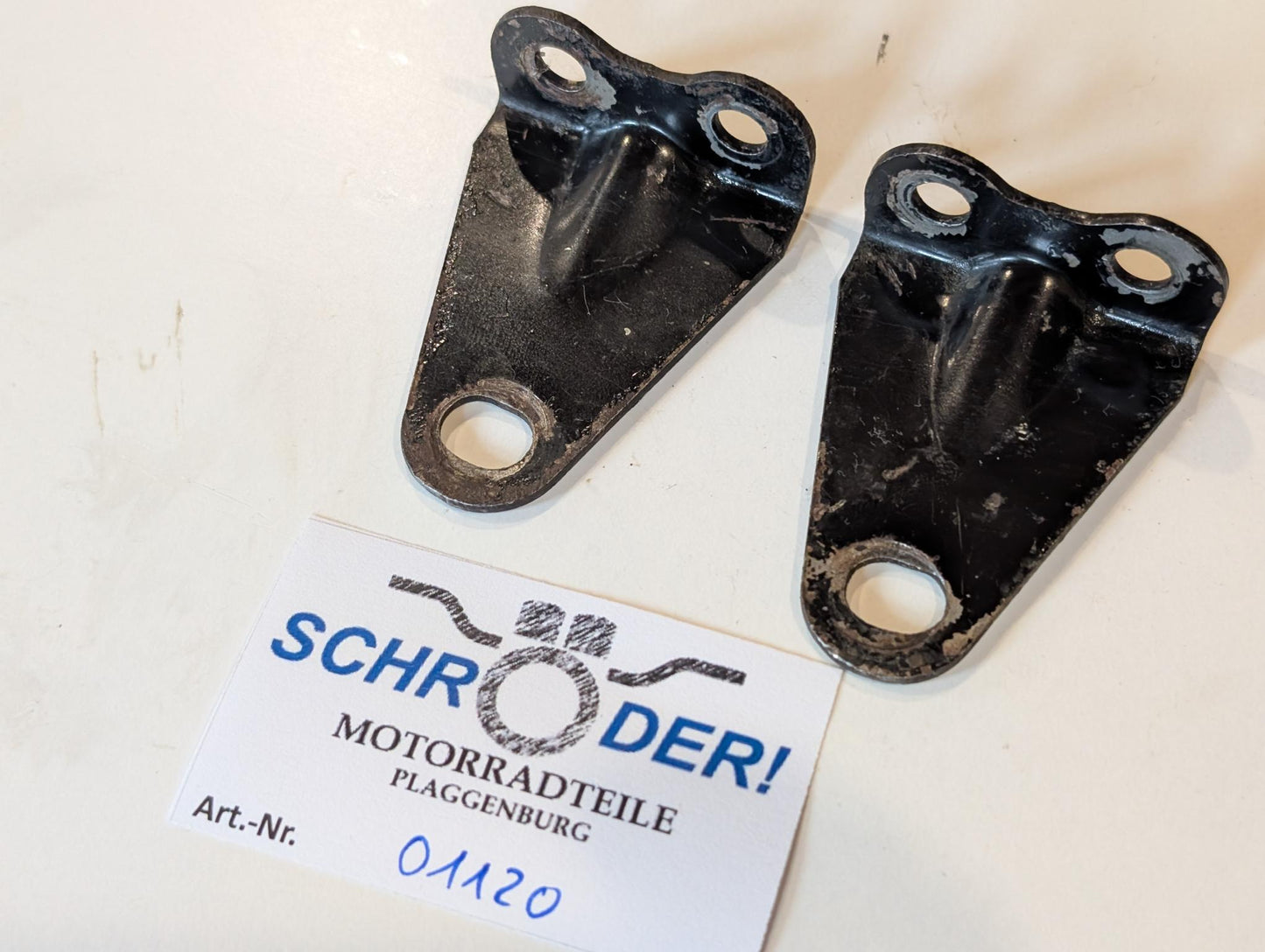Yamaha DT175MX 2K4 Haltewinkel Haltebleche Sitzbank, gebraucht