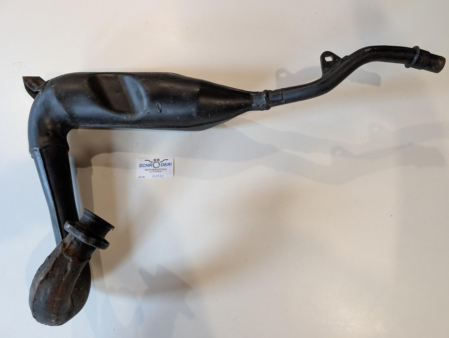 Yamaha DT175 4J3-14610 Krümmer Sammler Auspuff, gebraucht