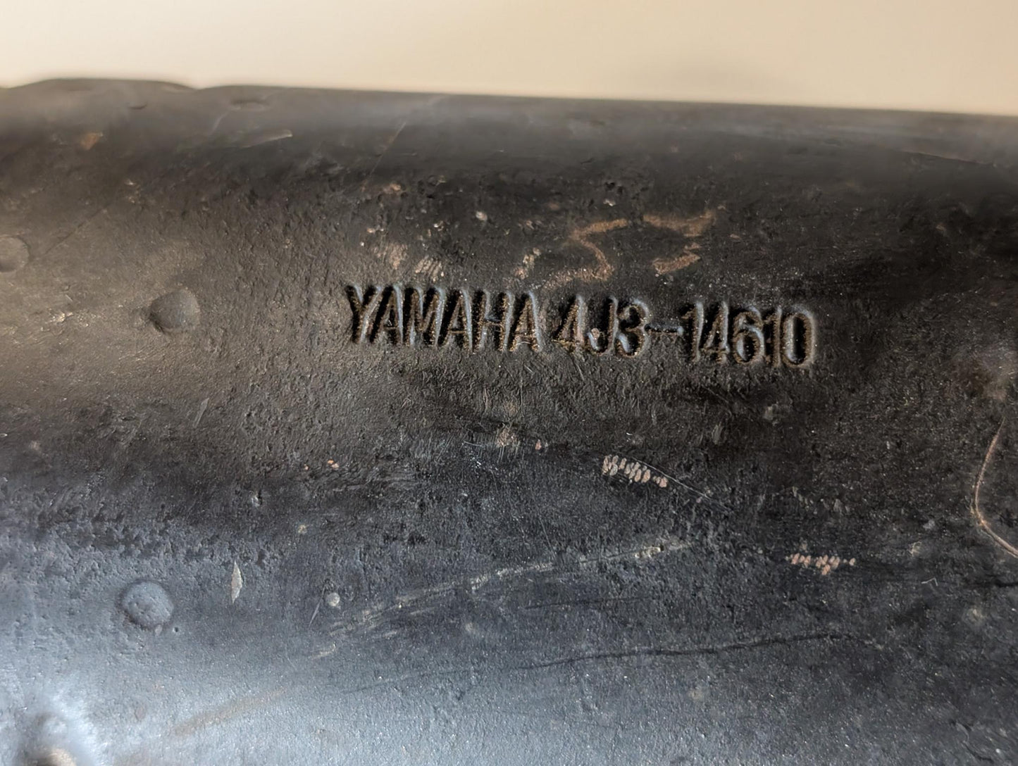 Yamaha DT175 4J3-14610 Krümmer Sammler Auspuff, gebraucht