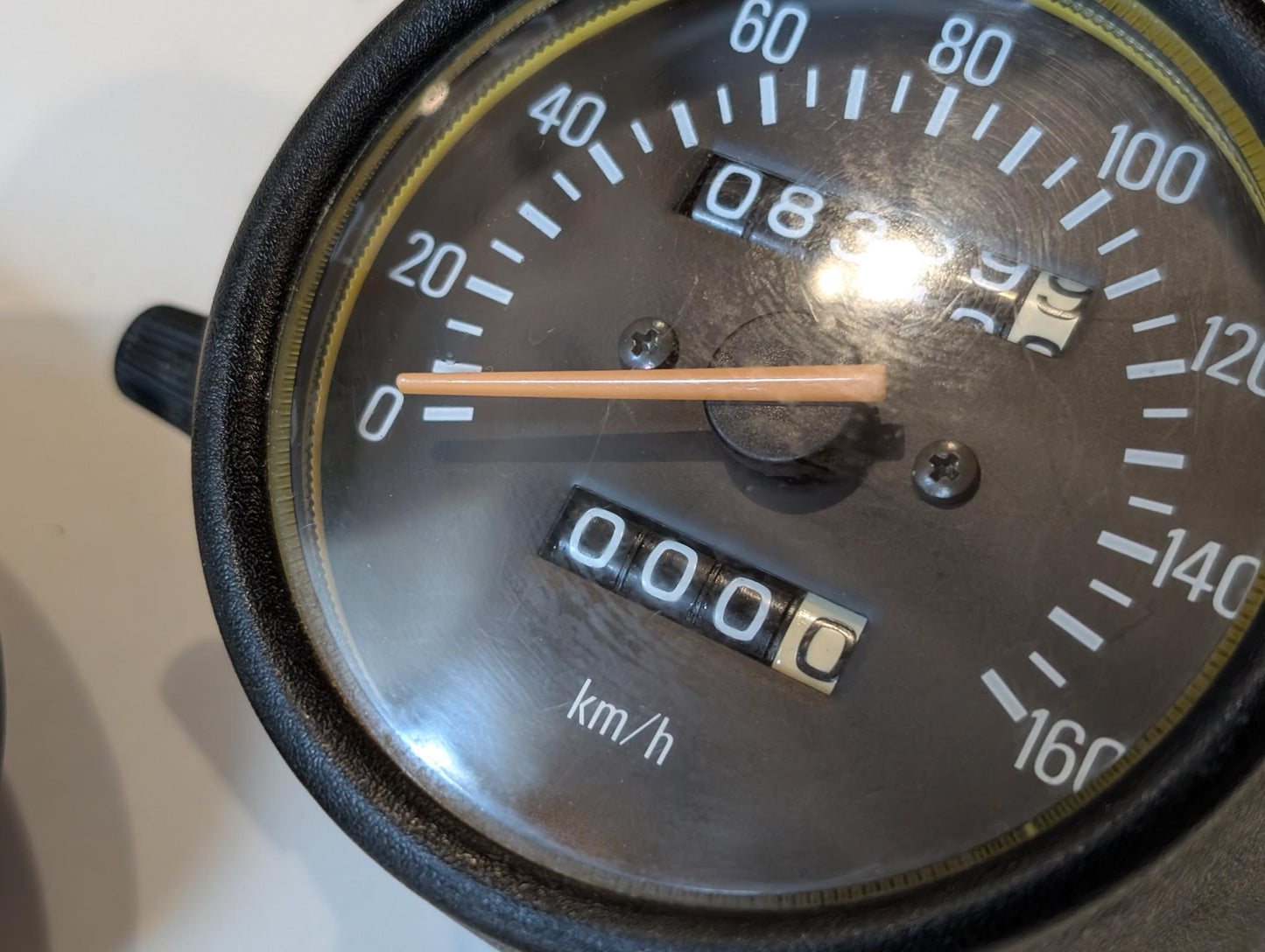 Yamaha DT175MX 2K4 Tachometer Odometer Kilometerzähler mit Vibrationsdämpfer, gebraucht