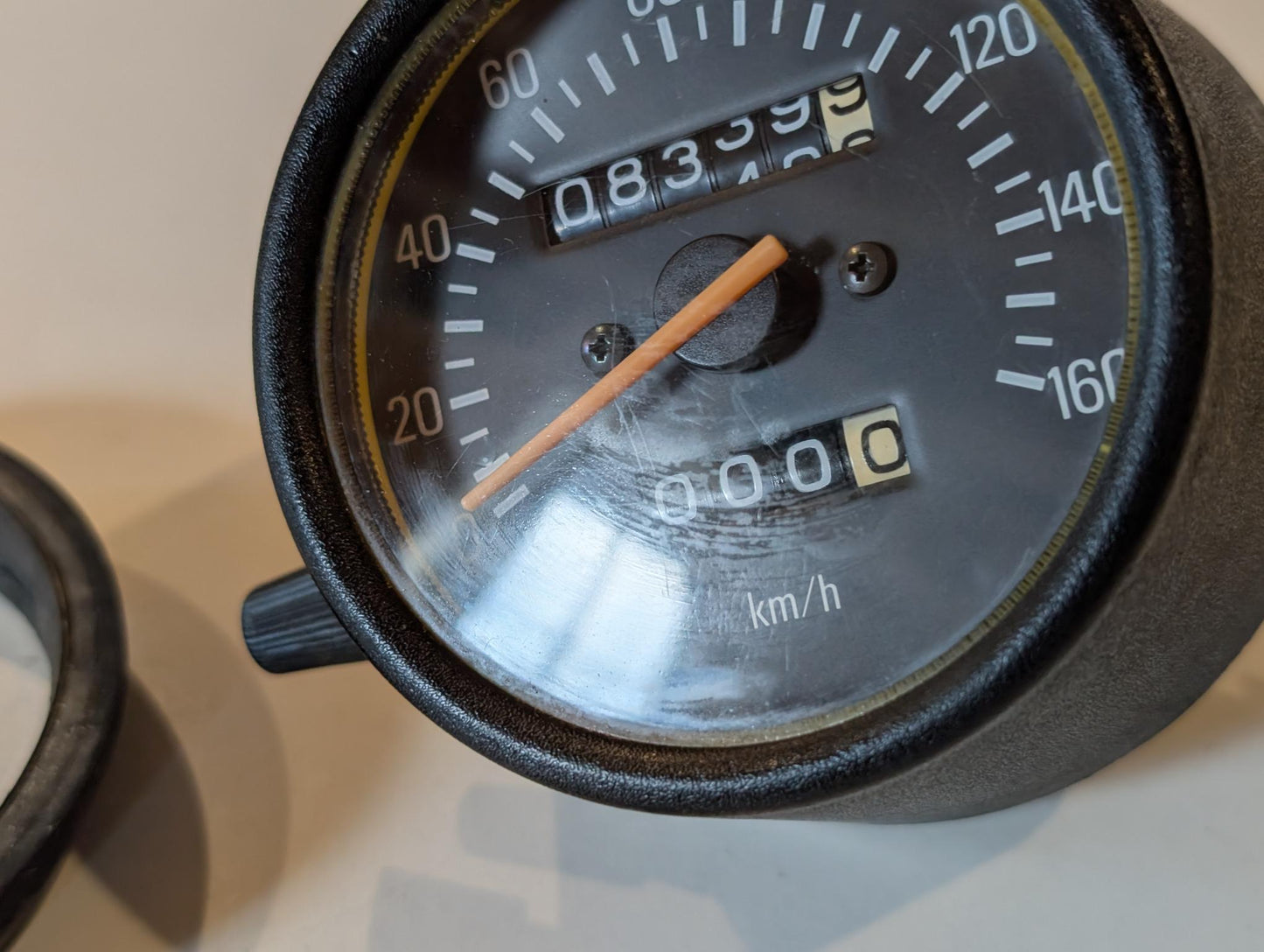 Yamaha DT175MX 2K4 Tachometer Odometer Kilometerzähler mit Vibrationsdämpfer, gebraucht