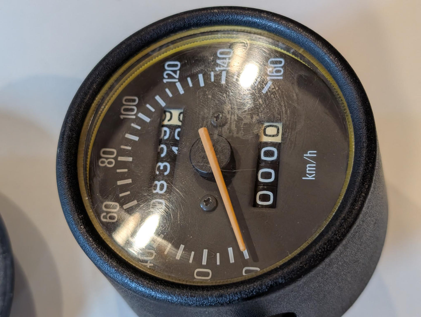 Yamaha DT175MX 2K4 Tachometer Odometer Kilometerzähler mit Vibrationsdämpfer, gebraucht