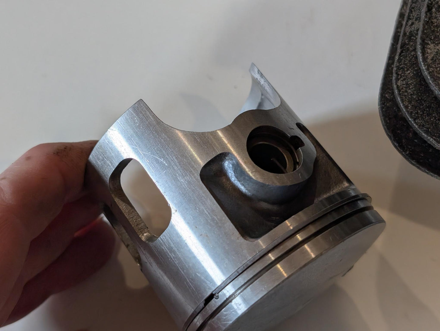Yamaha DT175MX 2K4 Zylinder 2A700 inkl. Kolben und Bolzen, gebraucht