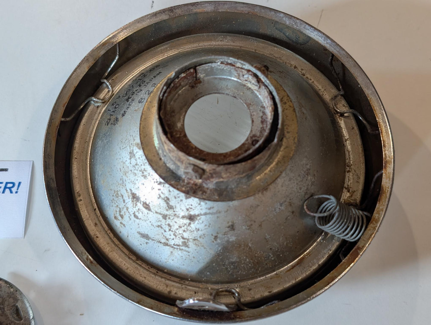 Yamaha DT175MX 2K4 Scheinwerfer mit Chromring, gebraucht