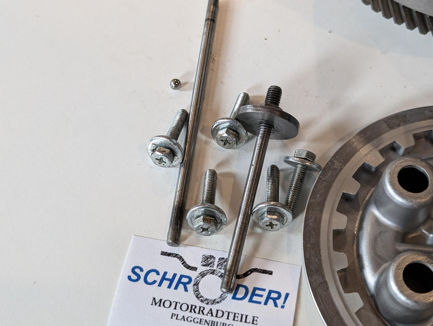 Yamaha DT175MX 2K4 Kupplungskorb Primärantrieb Druckplatte Kupplung, gebraucht