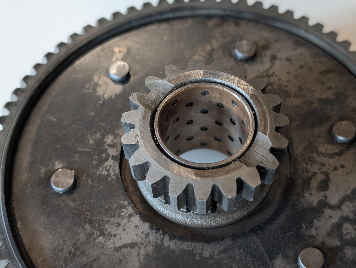 Yamaha DT175MX 2K4 Kupplungskorb Primärantrieb Druckplatte Kupplung, gebraucht