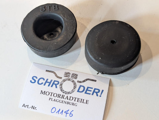 Yamaha XT600E 3TB 3UW Tankhalterung Tankgummis Tankauflager Vibrationsdämpfer 3TB-24181-00, gebraucht