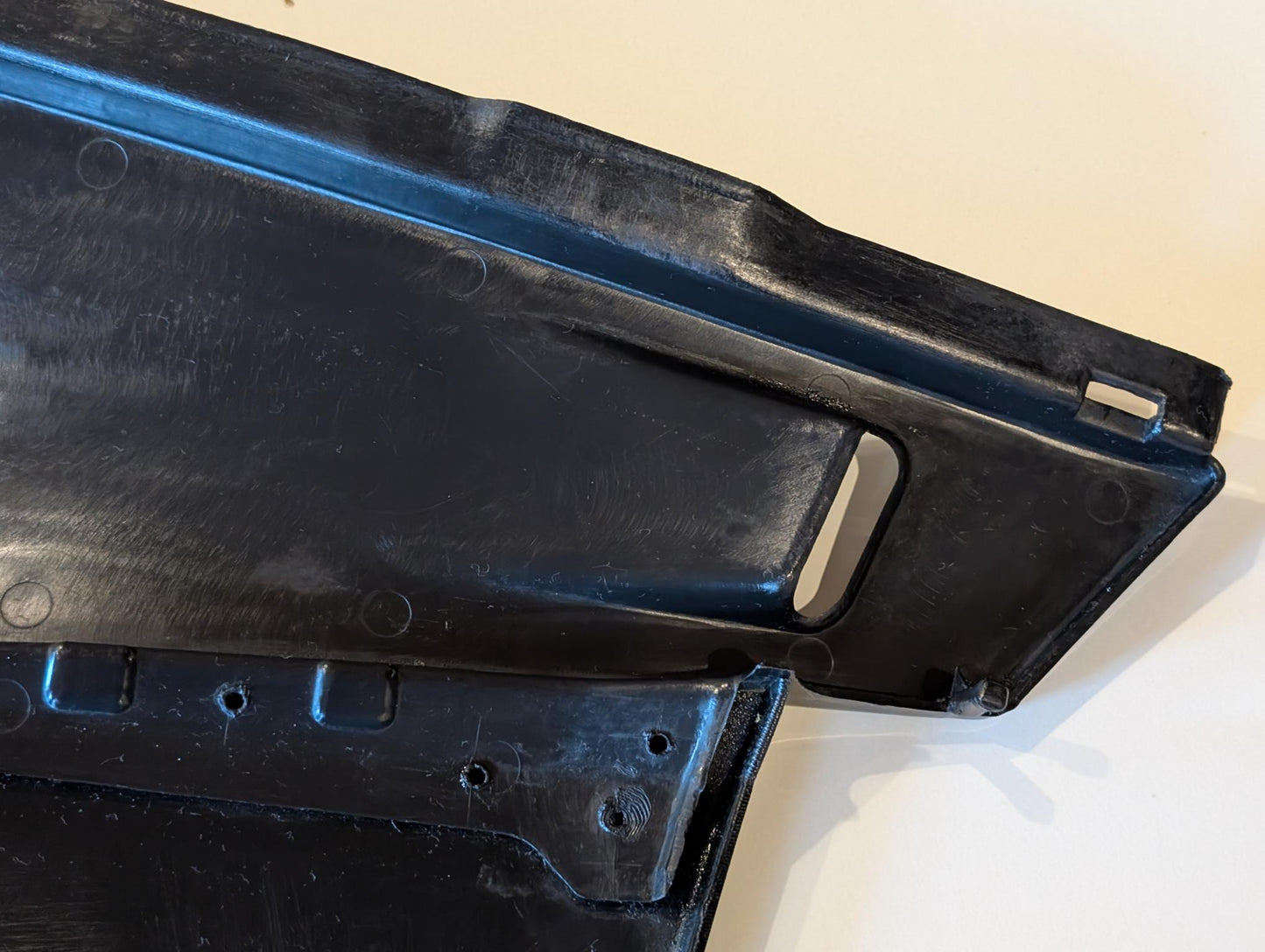 Yamaha XT600E 3TB 3UW Seitendeckel Seitenverkleidung schwarz links 3TB-21711, gebraucht