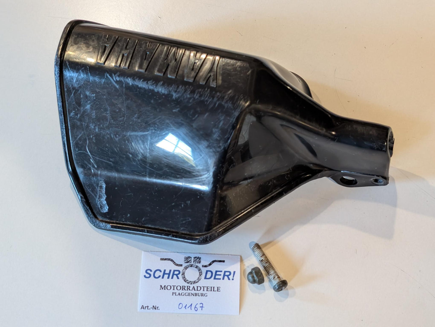 Yamaha XT600E 3TB 3UW Handprotektor links schwarz 3BN-26141, gebraucht