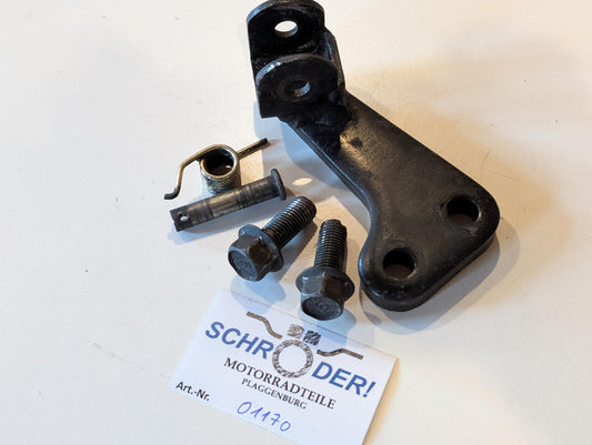 Yamaha XT600E 3TB 3UW Konsole Fussrastenhalter links 34L-27412-00-R4, gebraucht