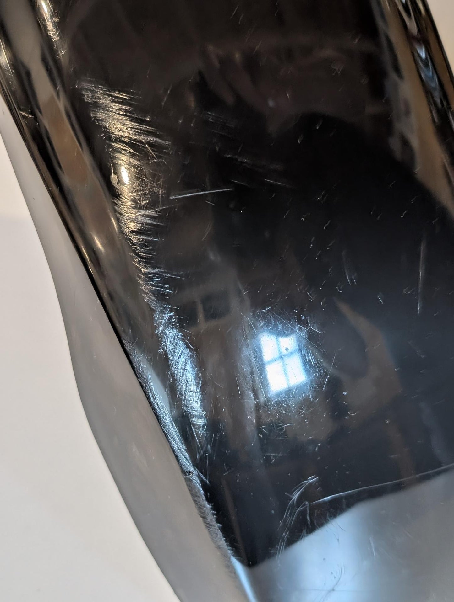 Yamaha XT600E 3TB 3UW Kotflügel Schutzblech Spritzschutz vorne schwarz 3TB-21511 3TB-21521-00, gebraucht